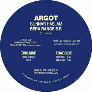 Gunnar Haslam - Bera Range E.P. download free