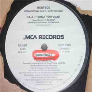 Monteco - Call It What You Want download free